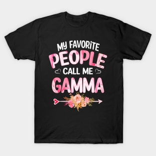 gamma my favorite people call me gamma T-Shirt